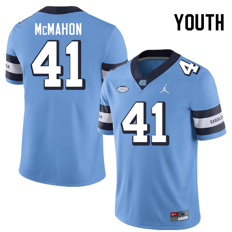 Youth #41 Kenyon McMahon North Carolina Tar Heels College Football Jerseys Stitched-Throwback